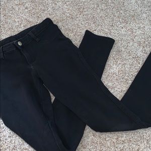 black stretchy jeans